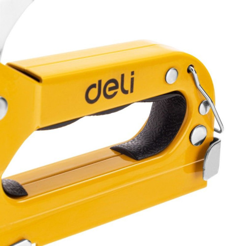Степлеры, пистолеты, заклепочники Deli Мебельный степлер Deli DL238105 с набором скоб + антистеплер Набор: 2000шт D-тип. 2000шт Т-тип. 2000шт U-тип, 1шт скобоудалитель.