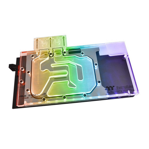 Жидкостная система охлаждения Thermaltake Pacific V-RTX 3070 Plus (CL-W312-CU00SW-A) DIY LCS/VGA Water Block/CU+PMMA/LED Software |CL-W312-CU00SW-A| Control/ASUS STRIX RTX 3070 (527958)