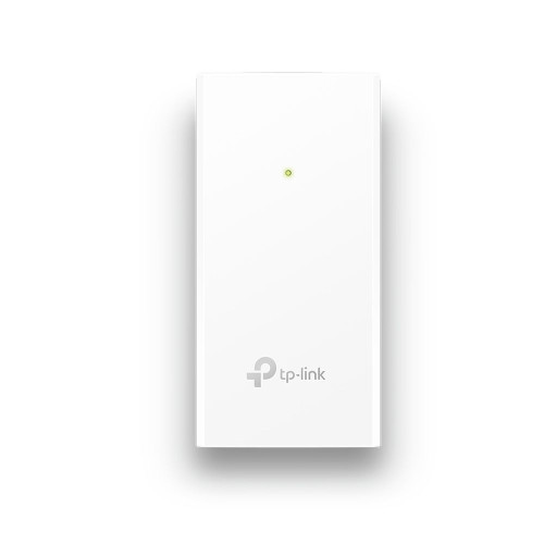 PoE-адаптер TP-LINK TL-POE2412G Адаптер пассивного PoE 24 В / 12 Вт, один входной порт Giga LAN и один выходной порт PoE Giga power + data, удобный настенный дизайн, автоматическая регулировка мощности, plug and play (083342)