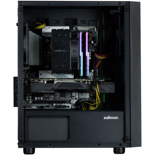 Корпус для ПК Zalman T3 PLUS mATX Mini Tower PC Case, Black fan x2