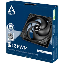 Вентилятор Arctic Cooling Вентилятор корпусной ARCTIC P12 PWM (black/black)- retail (ACFAN00119A) RTL {72} (701389)