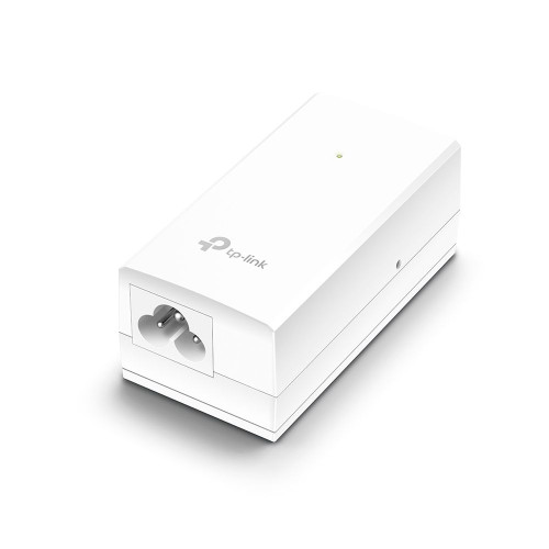 PoE-адаптер TP-LINK TL-POE2412G Адаптер пассивного PoE 24 В / 12 Вт, один входной порт Giga LAN и один выходной порт PoE Giga power + data, удобный настенный дизайн, автоматическая регулировка мощности, plug and play (083342)