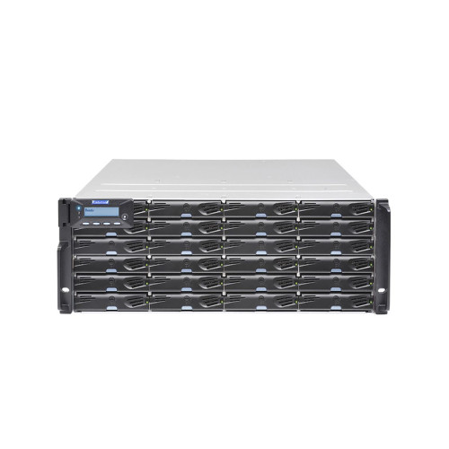 Платформа СХД Infortrend EonStor DS3024RUC000C-8U30 (24x3.5, 4U, High IOPS, Dual Redundant Controller (incl: 2x4GB Cache, 8x1Gb SFP, 4 FREE host board slots, 2x12Gb SAS ext ports, 2x(PSU 460W +FAN/SuperCap.+Flash module), Rackmount kit)