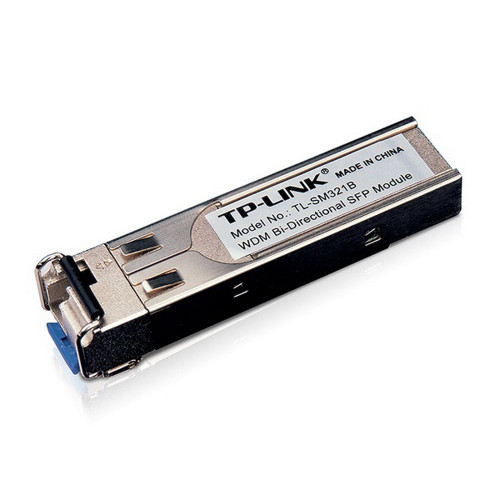 Модуль TP-LINK TL-SM321B 1000Base-BX WDM двунаправленный SFP-модуль, разъём LC, TX:1310нм/RX:1550нм, одномодовый, 10км (030520)