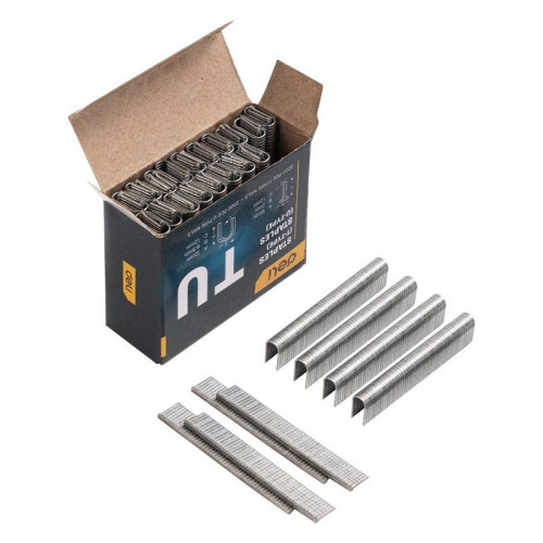 Степлеры, пистолеты, заклепочники Deli Мебельный степлер Deli DL238104 с набором скоб (2000шт D-тип, 2000шт Т-тип, 2000шт U-тип)