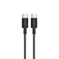 USB кабель CukTech Type-C to Type-C braided cable(1.5m)3A 60W black CTC315P