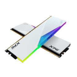 Комплект модулей памяти ADATA 32GB DDR5 7200 DIMM XPG Lancer RGB 2*16, 1.4V, CL34-46-46, On-Die ECC, Power Management IC, white