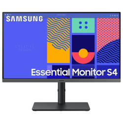 Монитор 23.8" SAMSUNG S24C430GAI Black (IPS, 1920x1080, D-Sub+HDMI+DP, USB Hub, 4 ms, 178°/178°, 250 cd/m, 1000:1, 100Hz, Pivot)