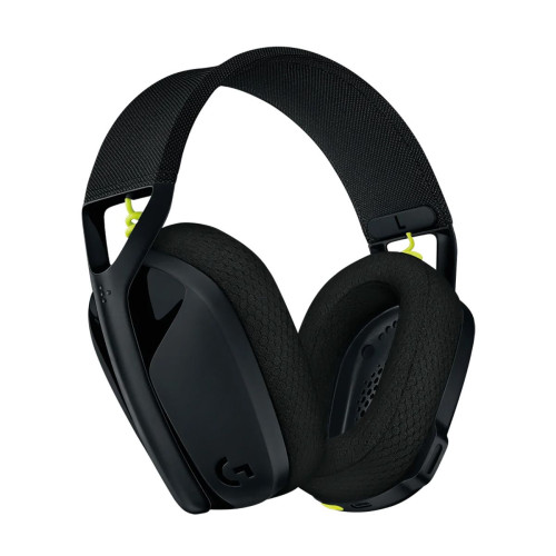 Гарнитура Logitech Гарнитура игровая Logitech G435 Black черная, беспроводная, накладной тип, дифузоры 40мм, 20 Гц - 20 кГц, USB Lightspeed + Bluetooth, кабель для зарядки USB-C - USB-A