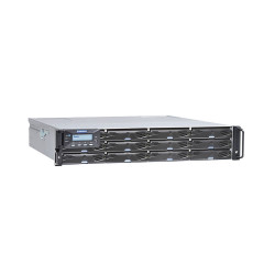 Платформа СХД Infortrend EonStor DS3012GU0000C-8U30 (12x3.5, 2U, Single controller System incl: 1x4GB Cache, 4x1GbE iSCSI ports RJ-45, 2x host board slots, 1x 12Gb SAS Ext Port, 2x(PSU 460W+FAN Module), Rackmount kit)