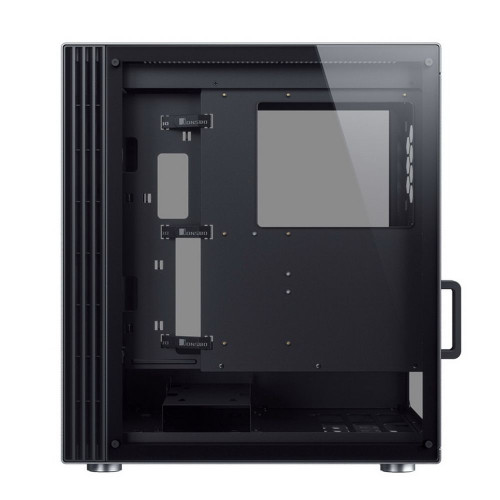 Корпус JONSBO U6 Silver без БП, боковые панели из закаленного стекла, mini-ITX, micro-ATX, ATX, серебристый