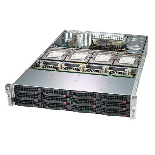 SSG-620P-ACR16L, Dual Socket P+ (LGA-4189), 16 ECC DDR4-3200, 2x 10Gbe, 16x 3.5" hot-swap hybrid SATA/SAS