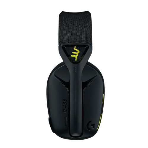 Гарнитура Logitech Гарнитура игровая Logitech G435 Black черная, беспроводная, накладной тип, дифузоры 40мм, 20 Гц - 20 кГц, USB Lightspeed + Bluetooth, кабель для зарядки USB-C - USB-A