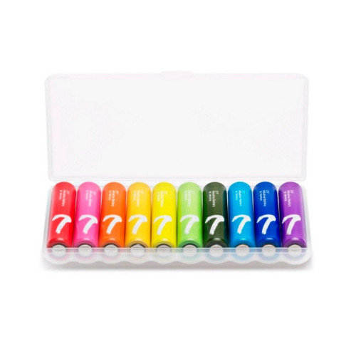 Прочее ZMI Батарейки ZI7 AA701 AAA rainbow alkaline battery (10pcs) (ZMKAA701CNMX)
